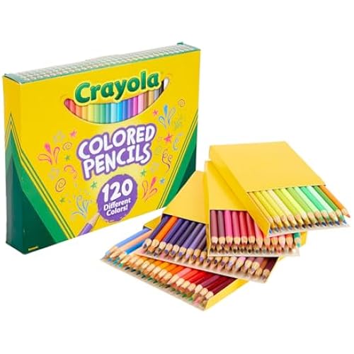 Crayola Colored Pencils Set for Kids (120ct), Cute School Supplies, Teacher Must Haves, Coloring Book Pencils, Bulk Colored Pencils for Boys & Girls, Ages 3, 4, 5