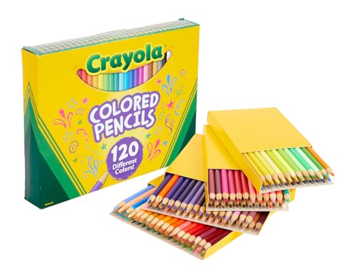 Crayola Colored Pencils Set for Kids (120ct), Cute School Supplies, Teacher Must Haves, Coloring Book Pencils, Bulk Colored Pencils for Boys & Girls, Ages 3, 4, 5 by Crayola - Used condition - US$20.62