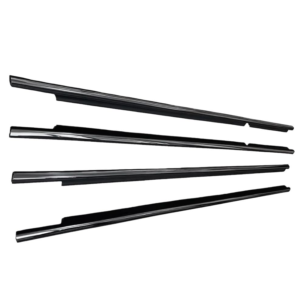 Car Window Weather Strip for Lexus for LX470 1998-2007 for Land for Cruiser for LC100 Window Weatherstrips Side Door Glass Chrome Trim Seal Belts Moulding(Chrome)