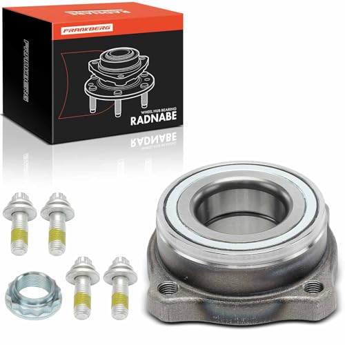 Frankberg 1x Wheel Bearing Stroke Rear Axle or Left Right with Integrated Magnetic Sensor Ring Compatible with X3 F25 sDrive20i-sDrive28i 1.6L 2.0L 2014-2017 Replace# 33406787015