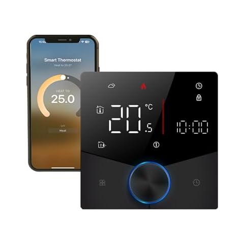 Qiumi Matter Heating Thermostat with Voice Control Cover