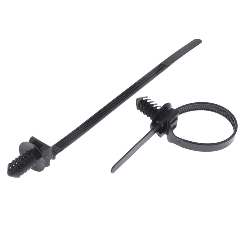 Attache de câble amovible filetée en nylon et plastique pour véhicule, moto, harnais de voiture
