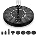 Joyday Solar Fountain, Solar Water Pump for Bird Bath, Free Standing Outdoor Submersible Fountain Panel Kit for Pond, Pool, Patio, Garden