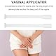 Einweg Vaginal Creme Applikatoren, 10 Stück Einweg Vaginal Applikatorröhrchen, Hygienische Gewinde Injektor Applikatoren, Gleitgel-Applikator Spritze Gleitmittel Tube für Die Meisten Zäpfchen Unguent