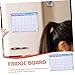 Artibetter Magnetic Whiteboard Kitchen Memo Board Reusable Sticker Planning Whiteboard Refrigerator Writing Board