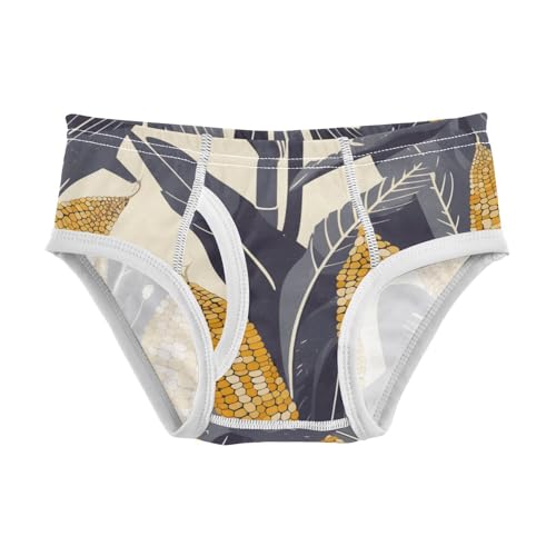 KLL Corn Cobs Beautiful Exotic Hawaiian Toddler Boy Comfort Training Underwear Breathable Undies