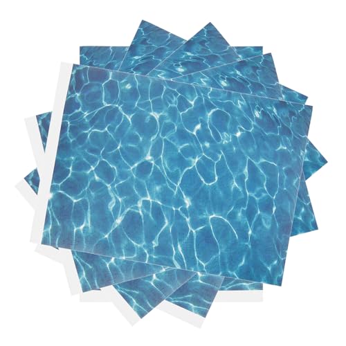 Tofficu �l�H�͐�^�C���p�b�h ���Ր��x�[�X ���g��V�[�� 5���Z�b�g DIY�͌^�p���i���� �V�[���Č��ɓK�����z�[���f�R���[�V�����E�H�[���X