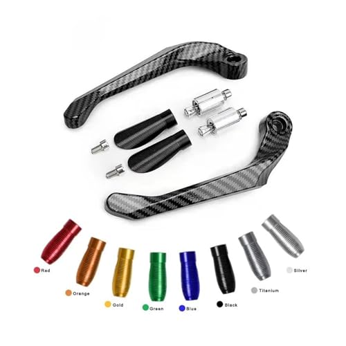 Protector universal para manillar de motocicleta verde con defensa de manetas 4