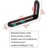 10 Pcs Black 4 Inches Adjustable Metal L Shape Angle Bracket Corner Brace with Slotted,Joint Right Angle Corner Brace Brackets for Fixing Wood Furniture,Thickness 3mm,Max Load 30LB