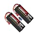 3S 11.1V 50C 5200mAh Batteria Lipo connettore Deans Adattatore EC5 adatto per aereo telecomandato DJI aereo telecomando elicottero telecomando auto camion nave (2 pezzi)