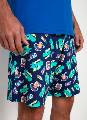 Pijama Manga Curta Masculino Algodão - Puket