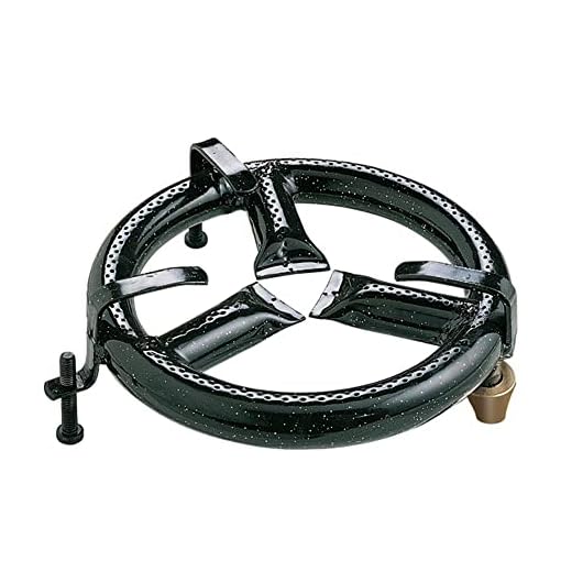 Algon | Paellero Gas Butano/Propano, Metálico Esmaltado, Ø 20 cm - Paellero de Gas Diametro 20 cm