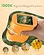 1000X Kinder Handy Mikroskop Lupe: Digitale Taschenmikroskop mit 2.0 IPS Bildschirm & 8 LED Licht - Geschenk ab 4-12 Jährige - Mini Magnifying Glass - Kids Gartenspielzeug