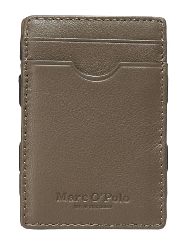 Marc O'Polo Morris Card Holder marron en cuir lisse haut de gamme