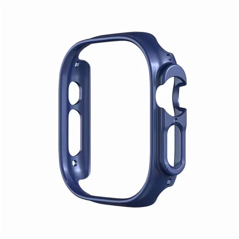 Coque iWatch Ultra 49mm haut de gamme en TPU bleu nuit