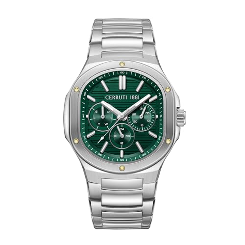 Montre Cerruti 1881 Trento chronographe homme en acier noir