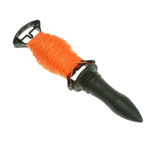 Faithfull Faiblreel Ziegelschnur auf drehbarer Spule, orangefarben, 75 m, Bruchfestigkeit: 12 kg