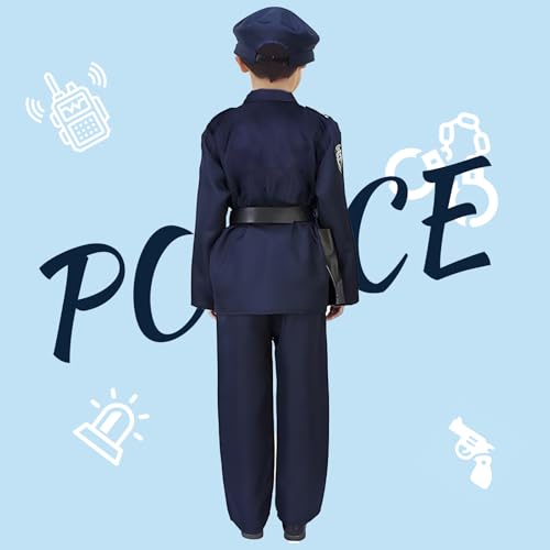 Disfraz de policía para niños con accesorios miniatura 4