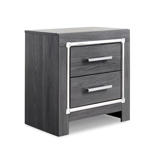 Lodanna Modern Glam Nightstand with USB & Charging