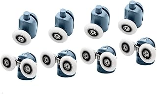 8 Pcs Top/Bottom Shower Door Rollers/Runners/Pulleys/Wheels Bathroom Replacement Parts 23mm Diameter (23mm)