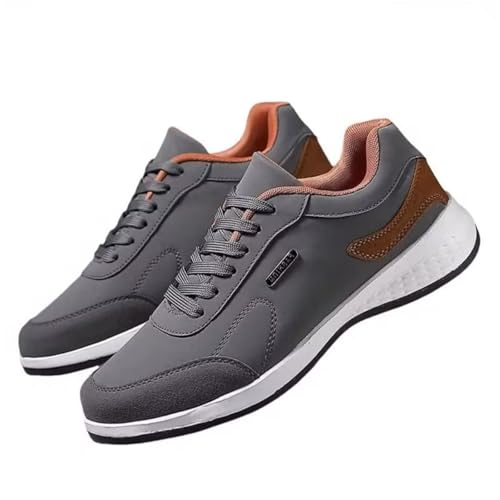 Genérico Zapatillas Canvas Mujer and Breathable Casual Sports Shoes Fengchidianche Zapatillas Voley Mujer (Grey, 45)
