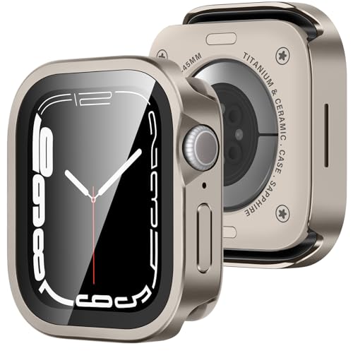 Protection écran Apple Watch 7 45mm coque sport et quotidien métallique