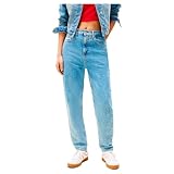 Tommy Jeans Jeans da Donna Mom UHR TPR AI4116 DW0DW21392, Denim (Denim Light), 27W/28L, Denim (Denim Light), 27W x 28L