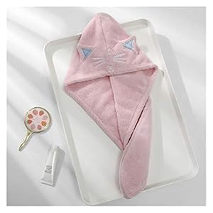 Gzjdtkj Droog haar cap Haarhanddoek Droog Sneldrogende Badhanddoek voor Lady Absorptie Tulband Haar Droge Cap Tulband…