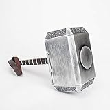 Material: Harz - hart. Thorhammer, Cosplay Prop 40cm 1:1 Thor\'s Hammer The Thor Battle Hammerof Avengers Waffe Cosplay Zubehör Krieger, Donnergott, Fasching, Wikinger LARP