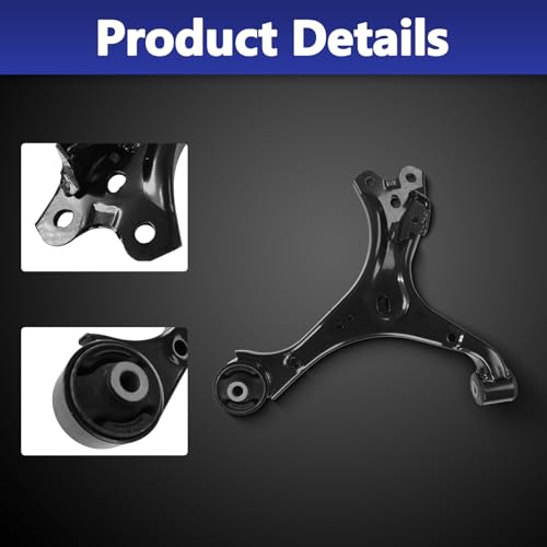 HAWK BROTHER Control Arm, Front Lower Control Arm with Ball Joints Suspension Kit Replacement For 2013-2015 Honda Civic - 2 Pcs by HAWK BROTHER - Image 3