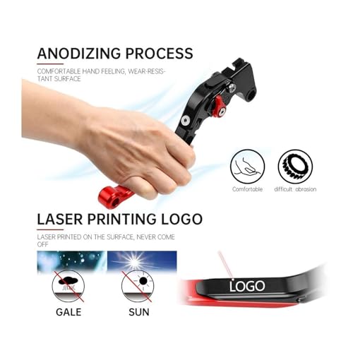 Poignées de commande ergonomiques or pour CFMOTO 250CLX