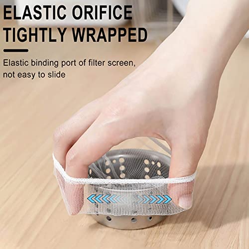 100Pcs Disposable Mesh, Kitchen Sink Filter, Disposable Mesh Bags For Kitchen Sink Strainer Kitchen Sink Basket, Efficient Anticlogging 1Mm Holes, Sink Food Catcher Screen Filter #TOP4