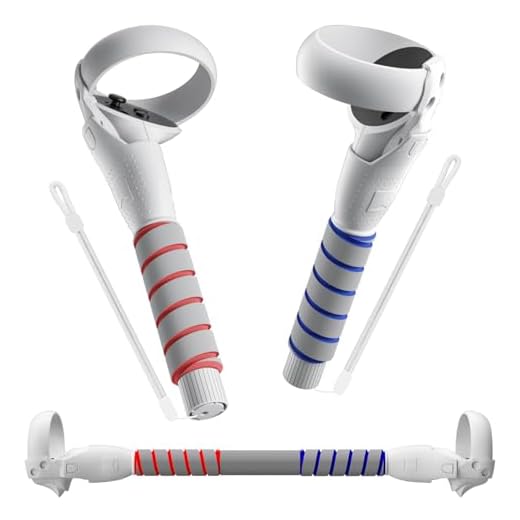 2 in 1 Long Arms & Handle Attachments Compatible with Oculus Quest 2 Hand Controllers, VR Gorilla Tag Long Arms/Stick Extension Grips for Meta Quest 2 Accessories for Beat Saber Golf Club Game