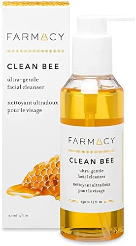 Farmacy Clean Bee Gentle Facial Cleanser - Daily Face Wash & Moisturizer w/ Hyaluronic Acid