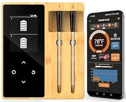 Smart Accurate Wireless Meat Thermometer - Real-Time Alerts