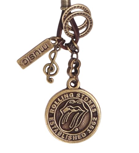 Collier de légendes de la musique en zamak anti-oxydation