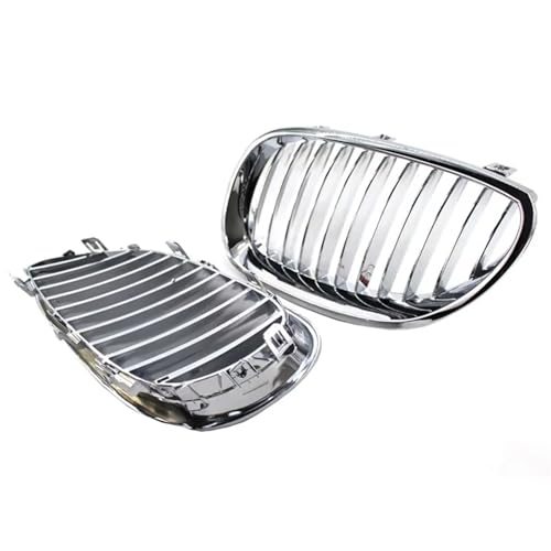 Parrilla delantera cromada para BMW E60 E61 Serie 5 (2003-2009) tipo riñón 5