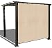 Alion Home Sun Shade Privacy Panel with Grommets on 4 Sides for Patio, Awning, Window Cover, Pergola or Gazebo - Banha Beige (8'x 10')