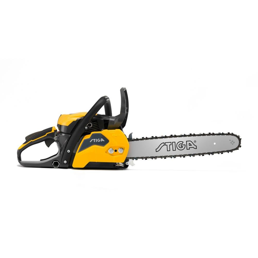 STIGA CS 545 (16") motosierra térmica - Motor 42.4 cm3 1.9 kW, guía 40 cm, velocidad de cadena 23.1 m/s, sistema antivibración, fácil mantenimiento, alta potencia y seguridad