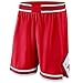 GAOZI Shorts de Basket-Ball Hommes, Chicago Bulls Brodés Maillots de Sports Respirant en Maille Été Mode Routière pour Adolescents et Jeunes Garçons, Shorts Séchage Rapide pour Jogging Courir