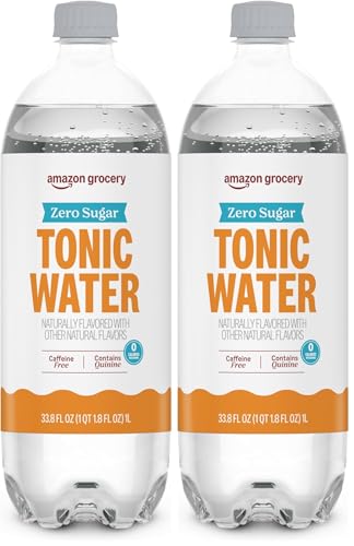 Amazon Fresh, Diet Tonic Water, 33.8 Oz (Pack of 2)