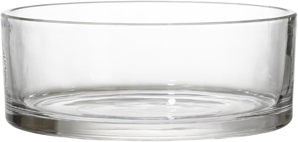 FOMIYES Large Cylindrical Vase Clear Glass Hydroponic Plant Vase Large Terrarium Glass Fish Bowls Table Centerpiece Hydroponic Plants Small