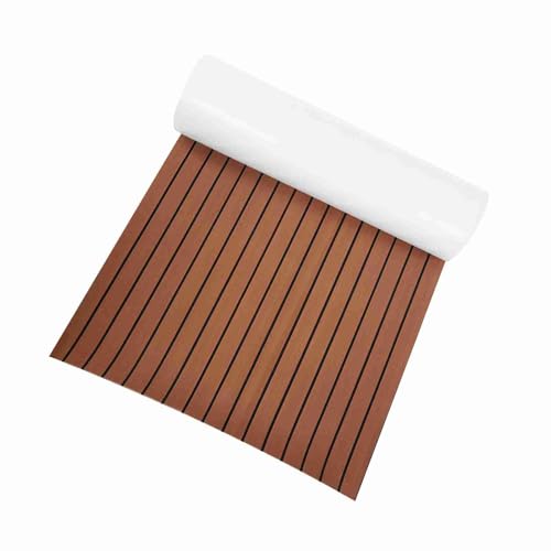 Ejoyous Boat Fußmatten Teak Yacht Floor, Sheet Boat Flooring Eva Anti-Spill Schaumboden, Yacht Floor Protection & Dekorieren