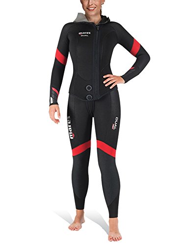 Cappuccio incluso Mares 412376, Muta in Neoprene Donna, Multicolore, 1