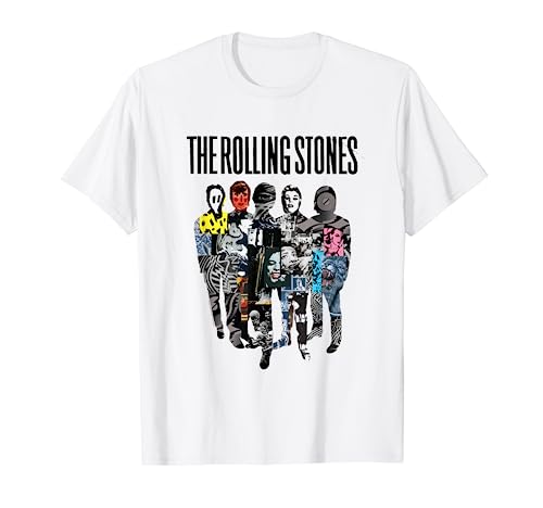 Image of Rolling Stones Official Silhouette Collage T-Shirt