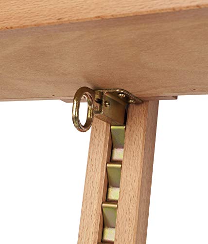 Mabef Artist Plus Studio Easel (Mbm-07D), Natural Beechwood #TOP7