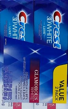 Crest Toothpaste 3D White Glamorous approx. 100 ml Twin Pack