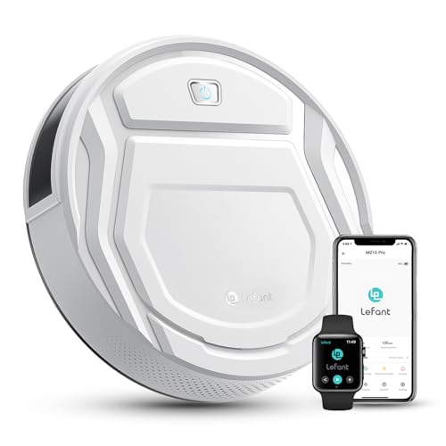 LEFANT M210P Saugroboter ohne Wischfunktion, Staubsauger Roboter mit 2200 Pa Saugkraft, 120 Min.Steuerung per WLAN, Bluetooth, Alexa und App, ideal für Tierhaare und Harte Böden LEFANT M210P Saugroboter ohne Wischfunktion, Staubsauger Roboter mit 2200 Pa Saugkraft, 120 Min.Steuerung per WLAN, Bluetooth, Alexa und App, ideal für Tierhaare und Harte Böden