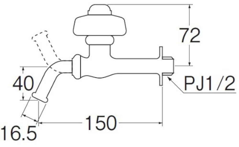 [未使用] 自閉ホーム水栓 2個 Amazon | SANEI(サンエイ) 自閉ホーム水栓 呼び13 Y229A-13