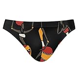 Característica: Bañador clásico para hombre, diseño de entrepierna cómodo, perfectamente presente la línea muscular del hombre, difunde el encanto del hombre.